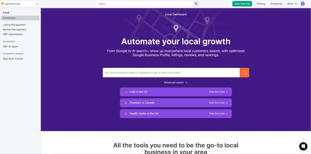 tools for local seo