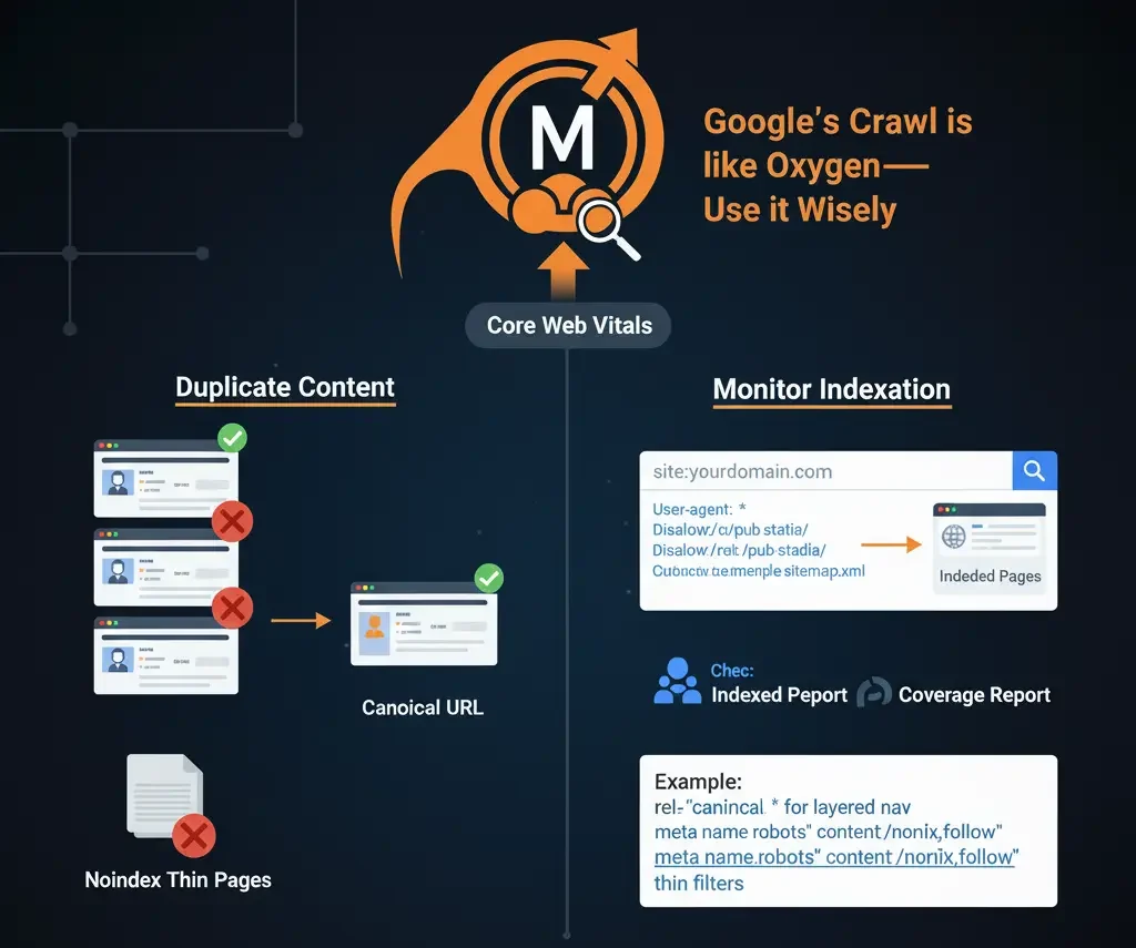 Indexation Management and Canonicalization