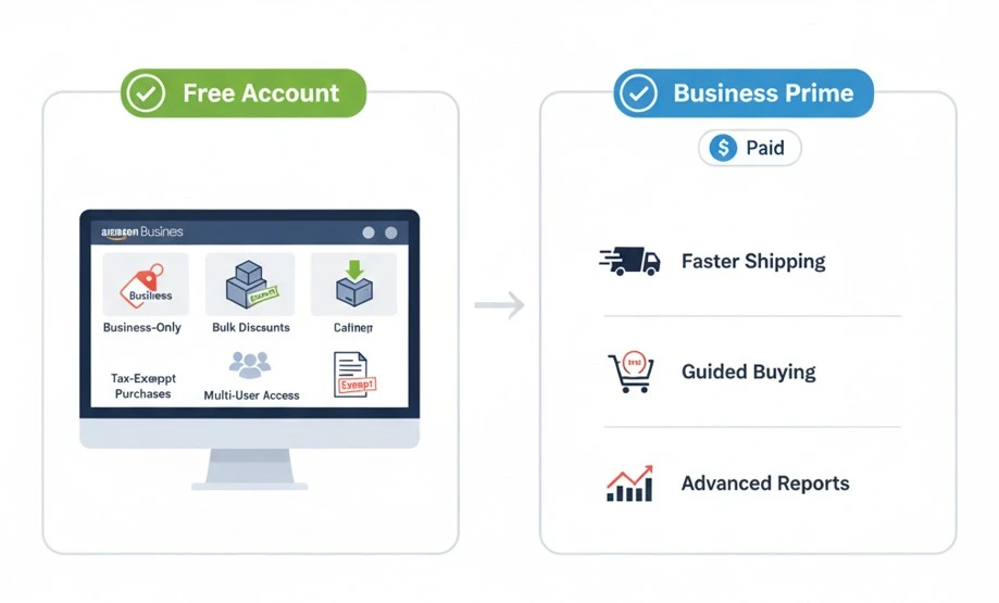 is an amazon business account free