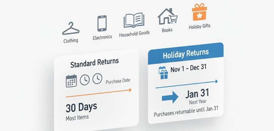 how many days is amazon return policy