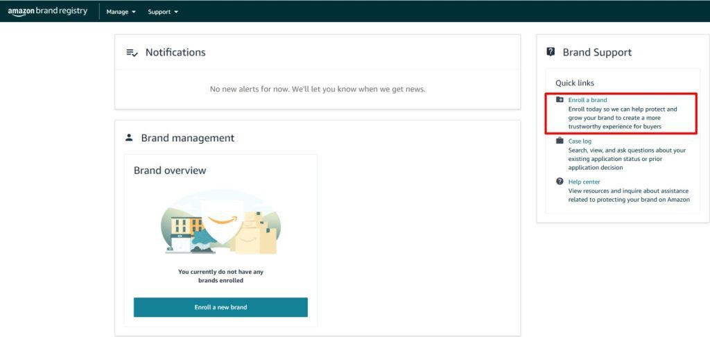 Amazon brand registry