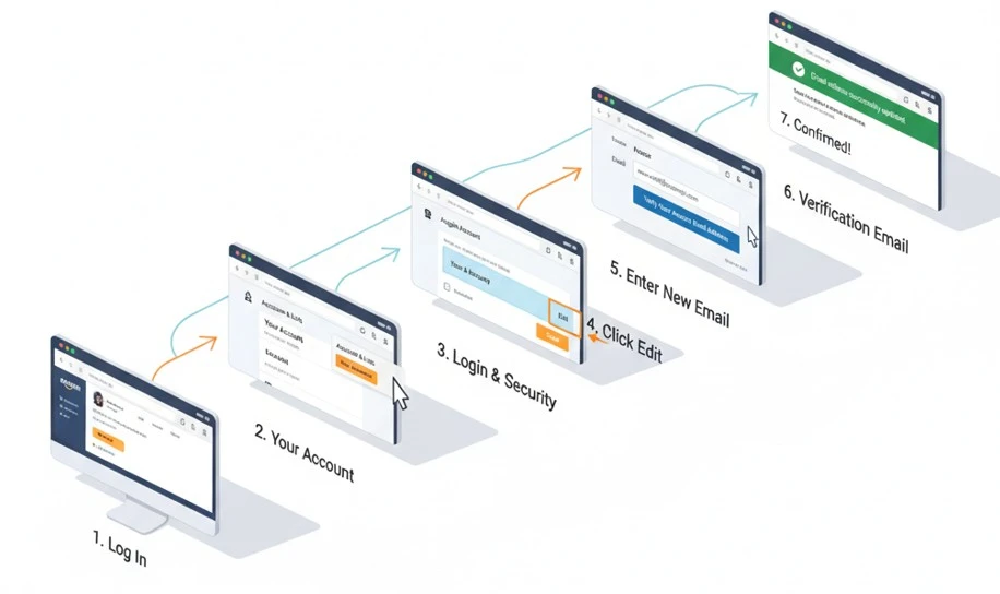 Change Your Email on Website