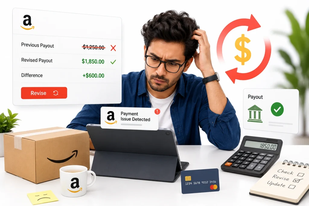amazon says payment revision needed