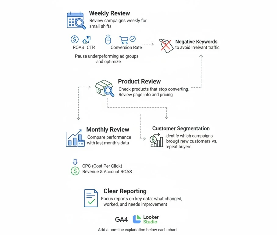google ads for ecommerce product launches