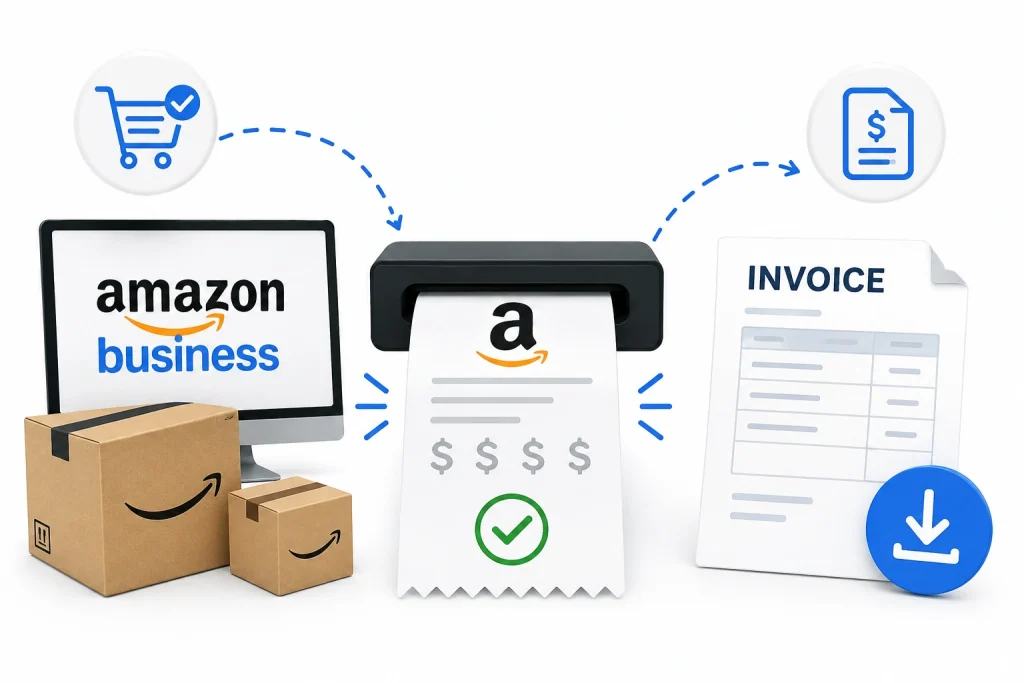 how to print receipt from amazon