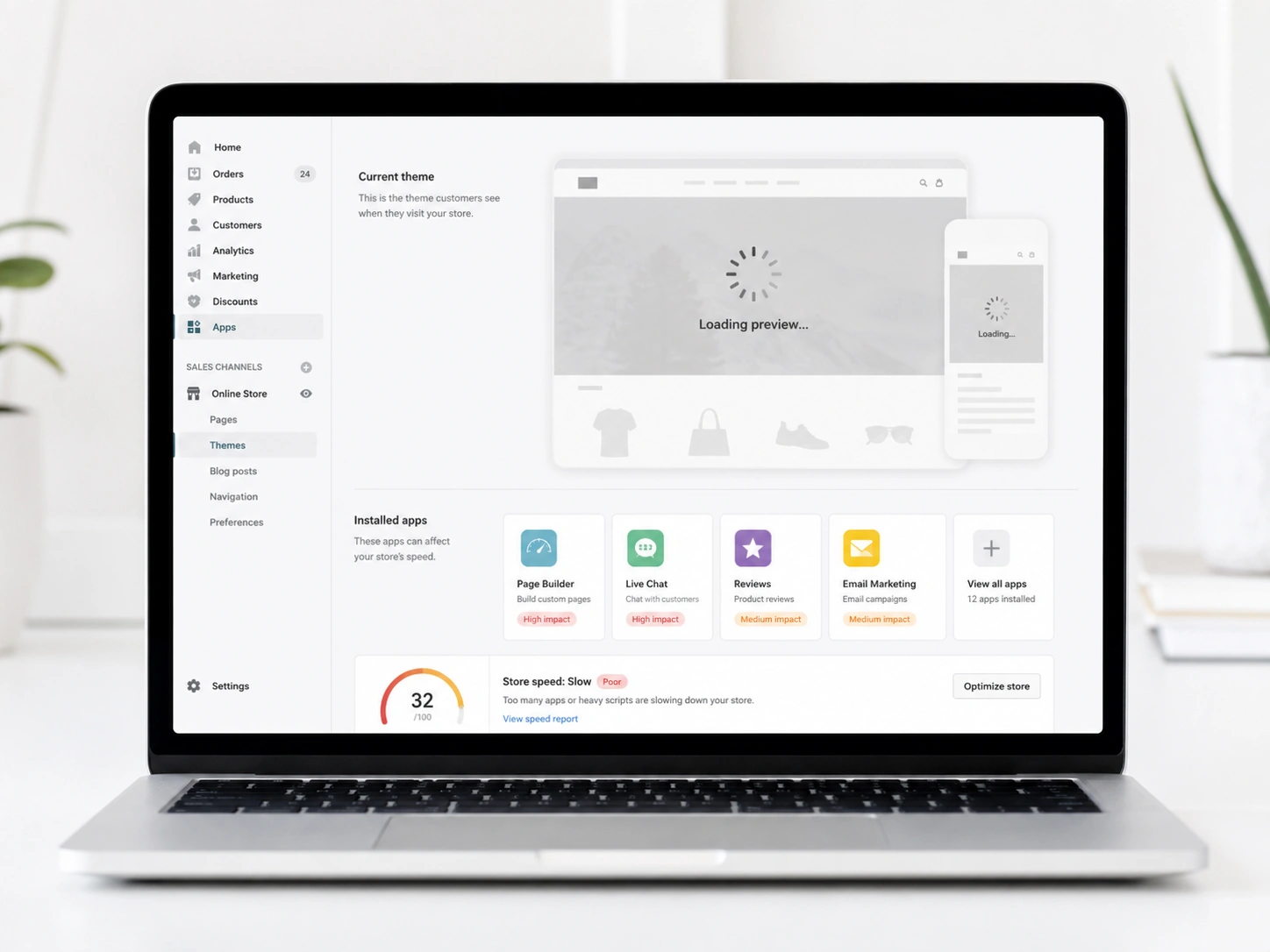 Shopify speed optimization
