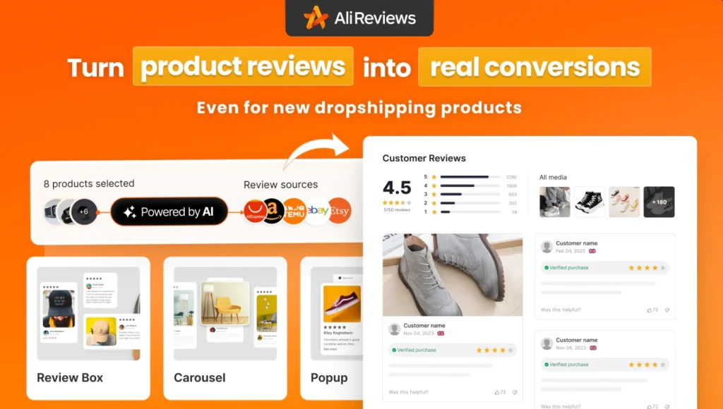 Ecommerce customer review software
