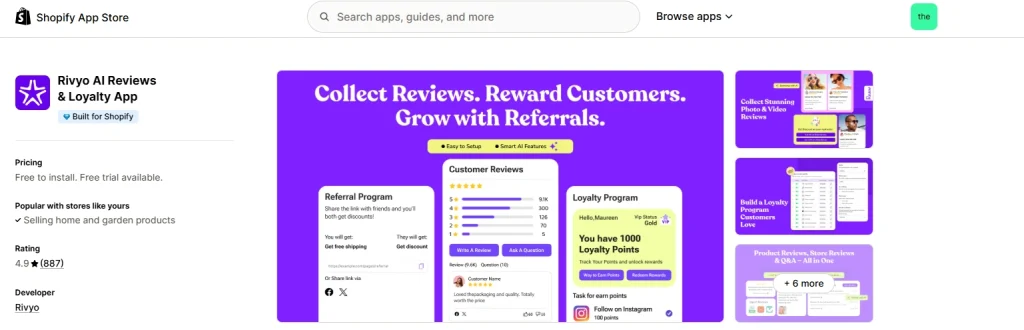 Shopify product ratings and reviews