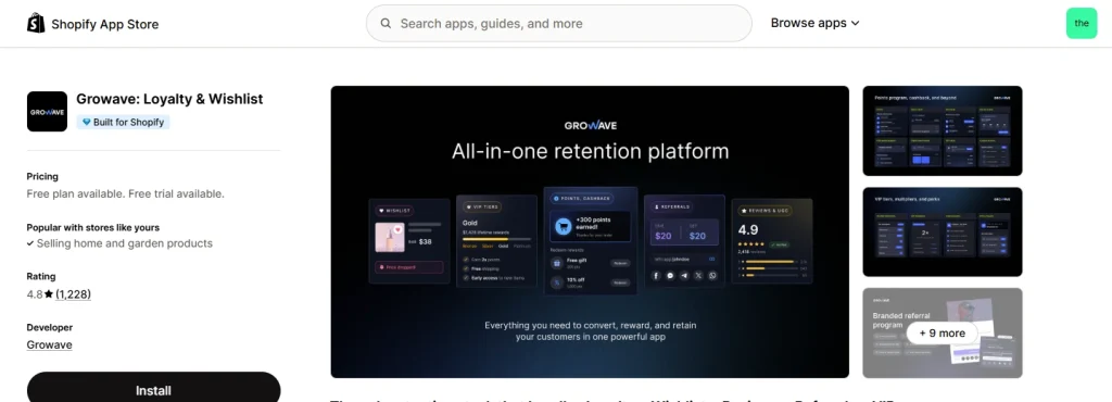 Shopify product feedback system