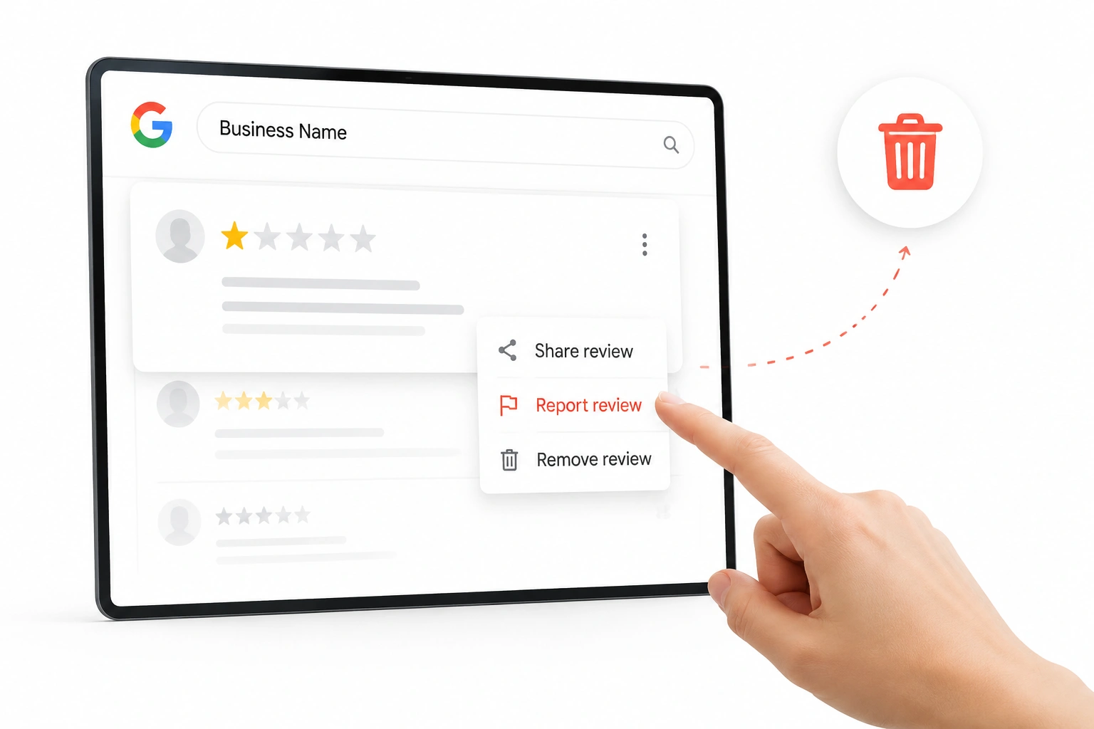 Google bad reviews