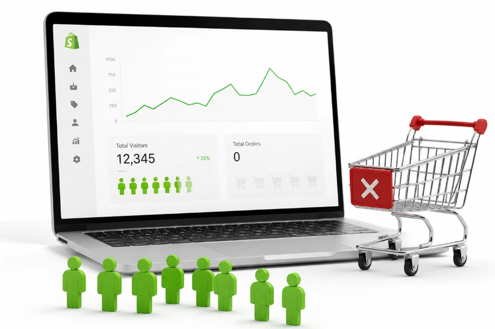 shopify attribution model first click last click direct traffic