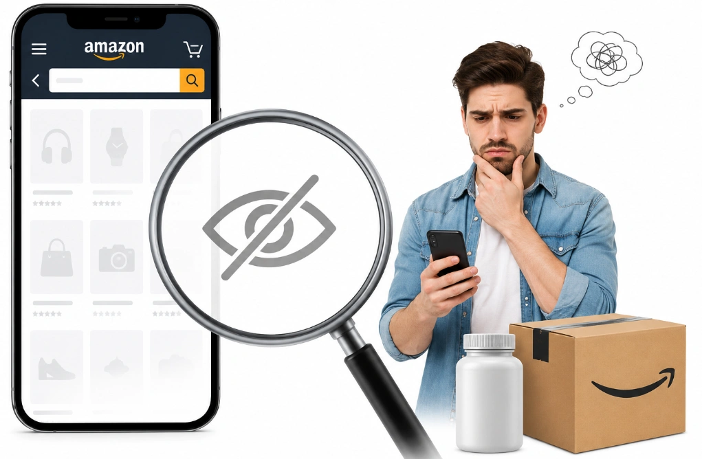 Amazon listing disappeared from search