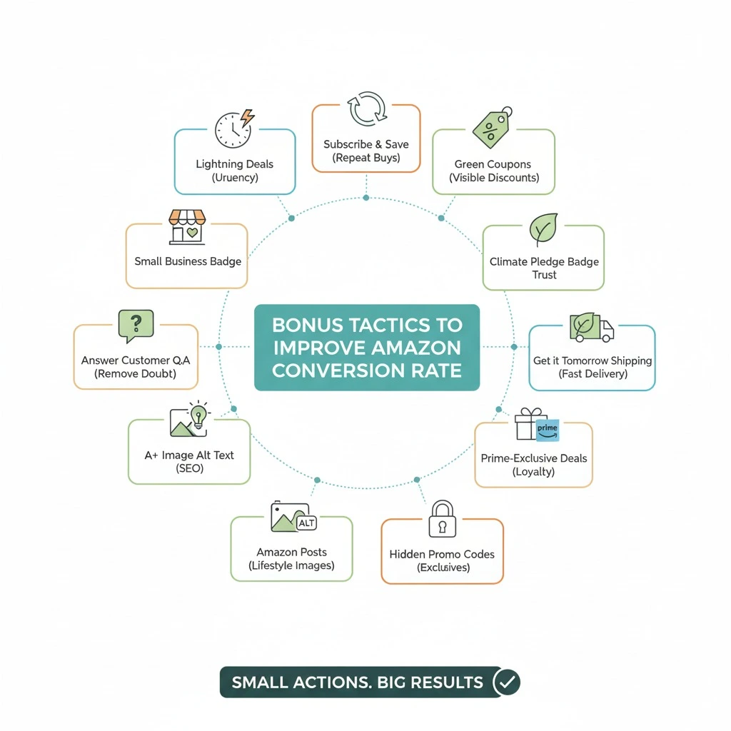Bonus Tactics to Improve Amazon Conversion Rate