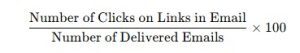 How do I calculate CTR for email marketing
