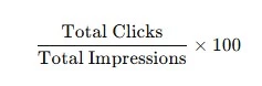How do I calculate CTR in digital marketing