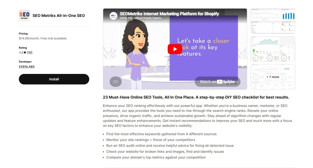 Shopify Online SEO Tools