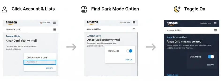 amazon dark mode pc