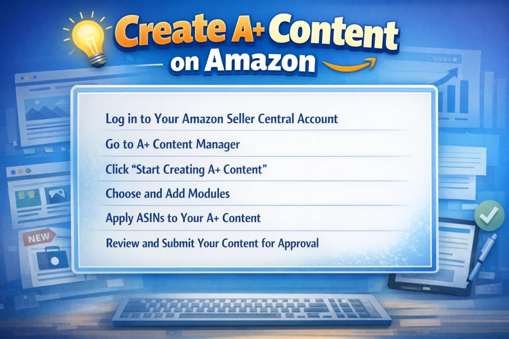 create amazon a+ content